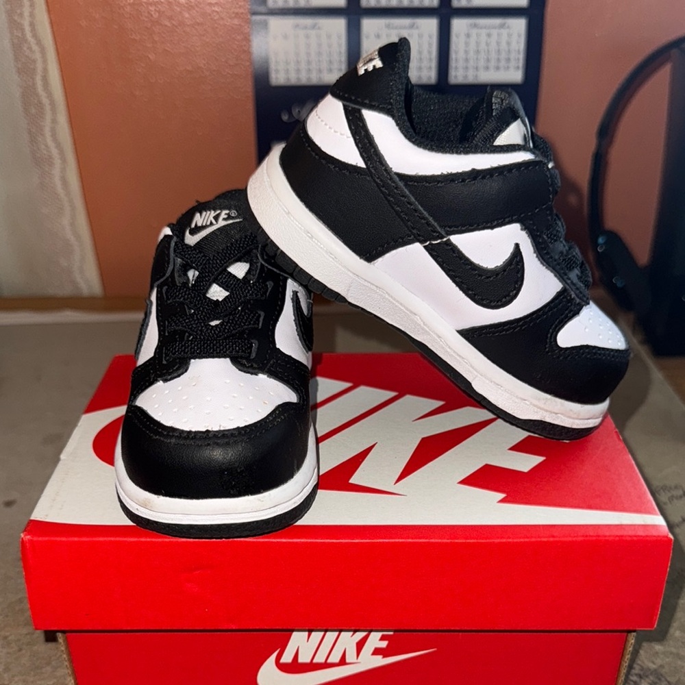 Nike Kids Black and White Sneakers